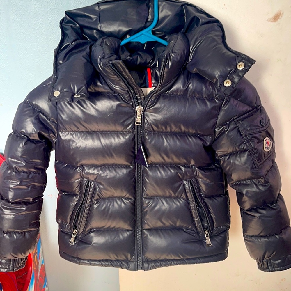 Boys Navy Moncler